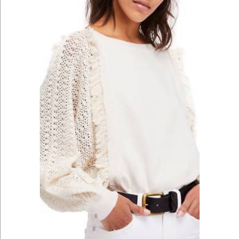 Free People Fringe Sweater